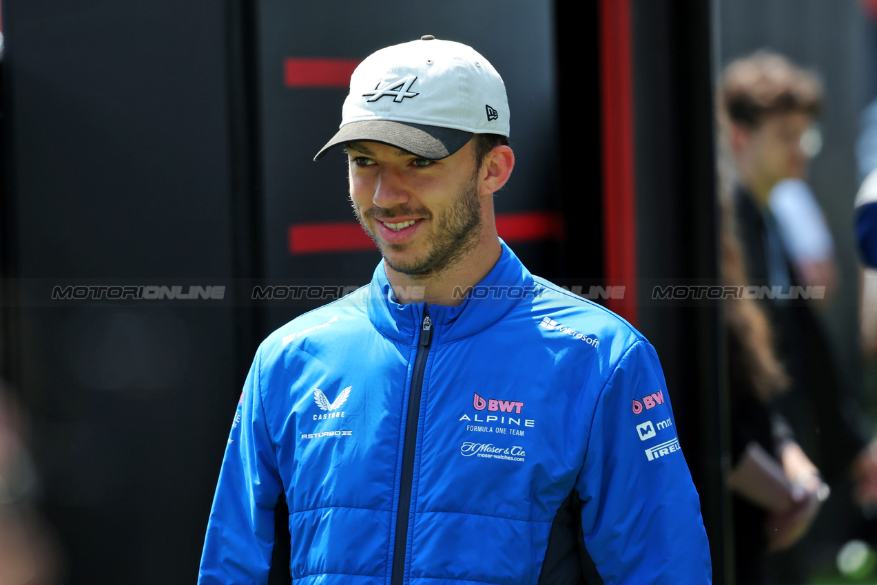 GP CANADA, Pierre Gasly (FRA) Alpine F1 Team.

14.06.2025. Formula 1 World Championship, Rd 10, Canadian Grand Prix, Montreal, Canada, Qualifiche Day.

 - www.xpbimages.com, EMail: requests@xpbimages.com © Copyright: Rew / XPB Images