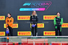 GP CANADA, The podium (L to R): Ella Lloyd (GBR) Rodin Motorsport, second; Doriane Pin (FRA) Prema Racing vincitore; Emma Felbermayr (AUT) Rodin Motorsport, third.

14.06.2025. FIA Formula Academy, Rd 4, Gara 1, Montreal, Canada, Saturday.

- www.xpbimages.com, EMail: requests@xpbimages.com Copyright: XPB Images