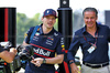 GP CANADA, (L to R): Max Verstappen (NLD) Red Bull Racing with Raymond Vermeulen (NLD) Driver Manager.

14.06.2025. Formula 1 World Championship, Rd 10, Canadian Grand Prix, Montreal, Canada, Qualifiche Day.

 - www.xpbimages.com, EMail: requests@xpbimages.com © Copyright: Rew / XPB Images