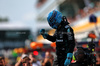 GP CANADA, George Russell (GBR) Mercedes AMG F1 celebrates his pole position in qualifying parc ferme.

14.06.2025. Formula 1 World Championship, Rd 10, Canadian Grand Prix, Montreal, Canada, Qualifiche Day.

- www.xpbimages.com, EMail: requests@xpbimages.com © Copyright: Charniaux / XPB Images
