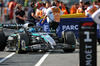 GP CANADA, Pole sitter George Russell (GBR) Mercedes AMG F1 W16 in parc ferme.

14.06.2025. Formula 1 World Championship, Rd 10, Canadian Grand Prix, Montreal, Canada, Qualifiche Day.

- www.xpbimages.com, EMail: requests@xpbimages.com © Copyright: Charniaux / XPB Images