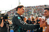 GP CANADA, George Russell (GBR) Mercedes AMG F1 celebrates his pole position in qualifying parc ferme.

14.06.2025. Formula 1 World Championship, Rd 10, Canadian Grand Prix, Montreal, Canada, Qualifiche Day.

- www.xpbimages.com, EMail: requests@xpbimages.com © Copyright: Bearne / XPB Images