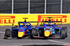 GP CANADA, Chloe Chambers (USA) Campos Racing e Alisha Palmowski (GBR) Campos Racing battle for the lead of the race e collide.

14.06.2025. FIA Formula Academy, Rd 4, Gara 1, Montreal, Canada, Saturday.

- www.xpbimages.com, EMail: requests@xpbimages.com Copyright: XPB Images