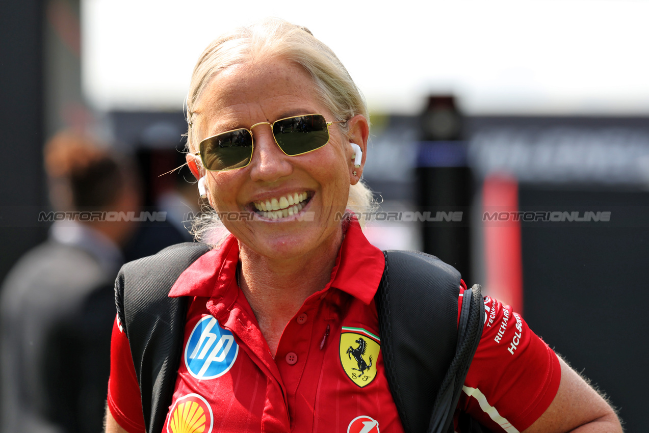GP CANADA, Angela Cullen (NZL) Ferrari Physiotherapist.

13.06.2025. Formula 1 World Championship, Rd 10, Canadian Grand Prix, Montreal, Canada, Practice Day.

 - www.xpbimages.com, EMail: requests@xpbimages.com © Copyright: Rew / XPB Images