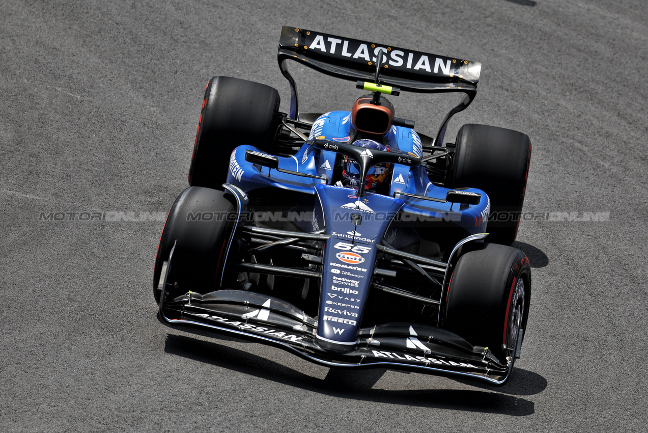 GP CANADA, Carlos Sainz (ESP) Atlassian Williams Racing FW47.

13.06.2025. Formula 1 World Championship, Rd 10, Canadian Grand Prix, Montreal, Canada, Practice Day.

 - www.xpbimages.com, EMail: requests@xpbimages.com © Copyright: Rew / XPB Images