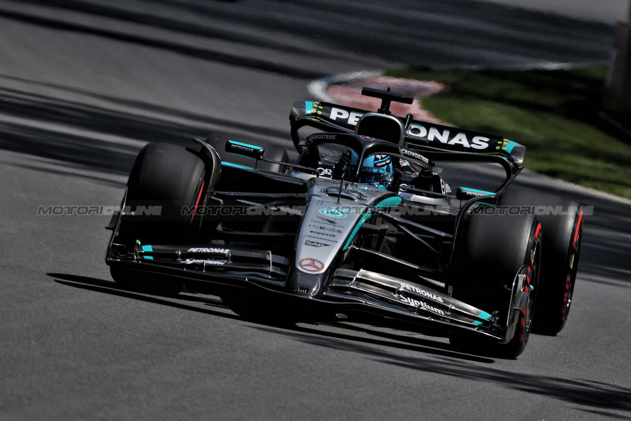 GP CANADA, George Russell (GBR) Mercedes AMG F1 W16.

13.06.2025. Formula 1 World Championship, Rd 10, Canadian Grand Prix, Montreal, Canada, Practice Day.

- www.xpbimages.com, EMail: requests@xpbimages.com © Copyright: Bearne / XPB Images