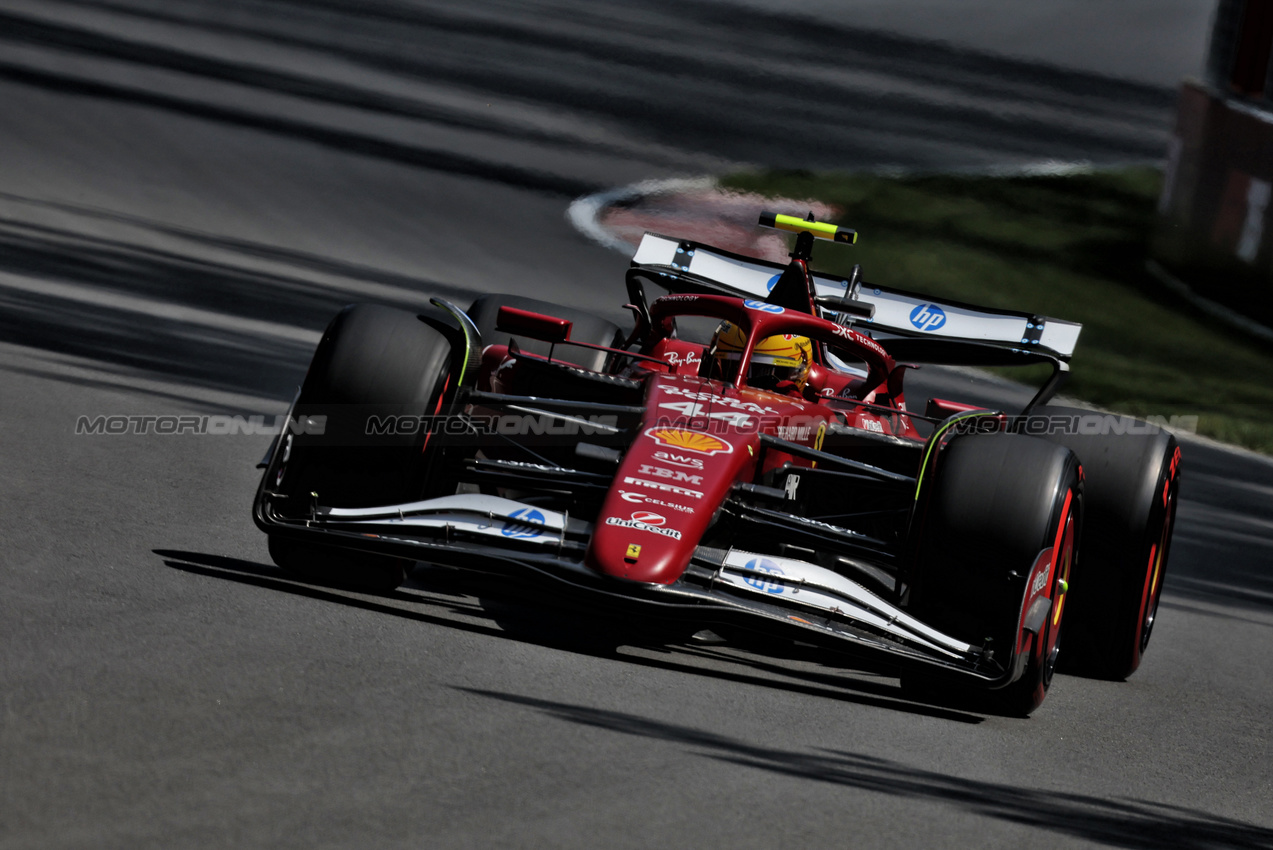 GP CANADA, Lewis Hamilton (GBR) Ferrari SF-25.

13.06.2025. Formula 1 World Championship, Rd 10, Canadian Grand Prix, Montreal, Canada, Practice Day.

- www.xpbimages.com, EMail: requests@xpbimages.com © Copyright: Bearne / XPB Images
