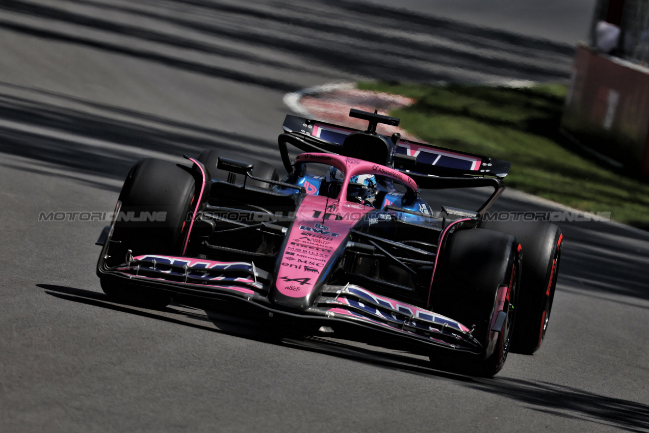 GP CANADA, Pierre Gasly (FRA) Alpine F1 Team A525.

13.06.2025. Formula 1 World Championship, Rd 10, Canadian Grand Prix, Montreal, Canada, Practice Day.

- www.xpbimages.com, EMail: requests@xpbimages.com © Copyright: Bearne / XPB Images
