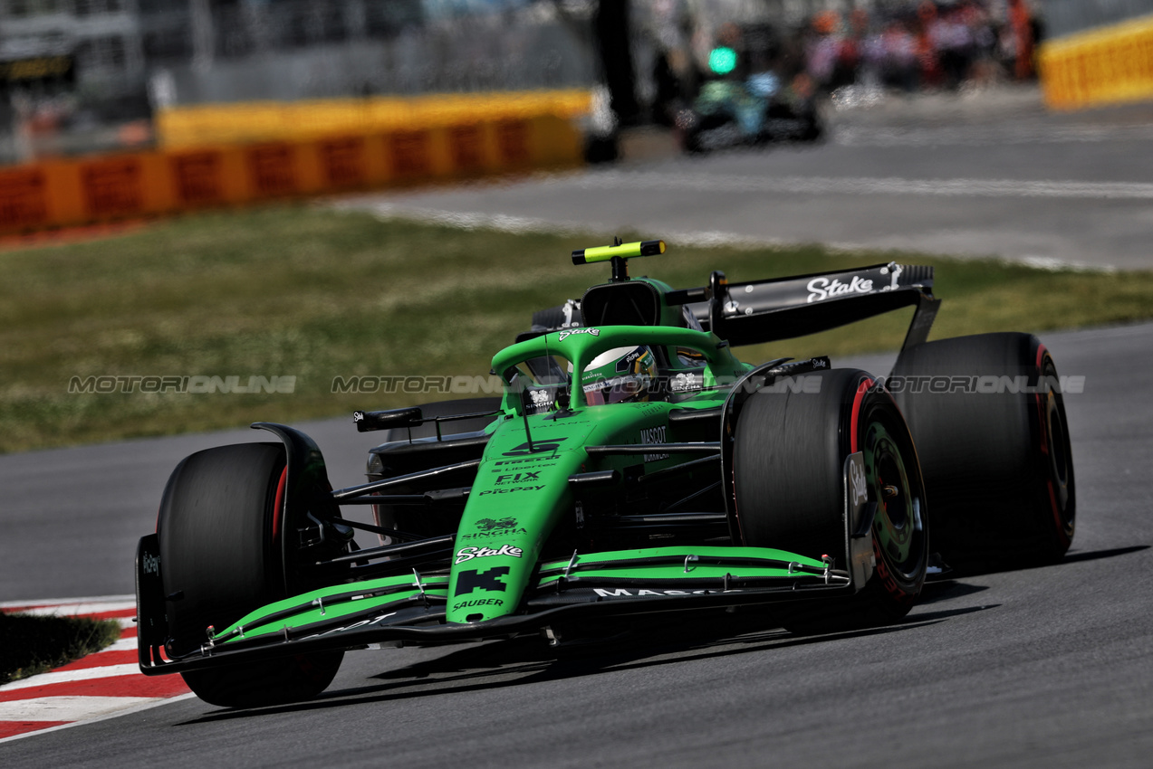 GP CANADA, Gabriel Bortoleto (BRA) Sauber C45.

13.06.2025. Formula 1 World Championship, Rd 10, Canadian Grand Prix, Montreal, Canada, Practice Day.

- www.xpbimages.com, EMail: requests@xpbimages.com © Copyright: Charniaux / XPB Images