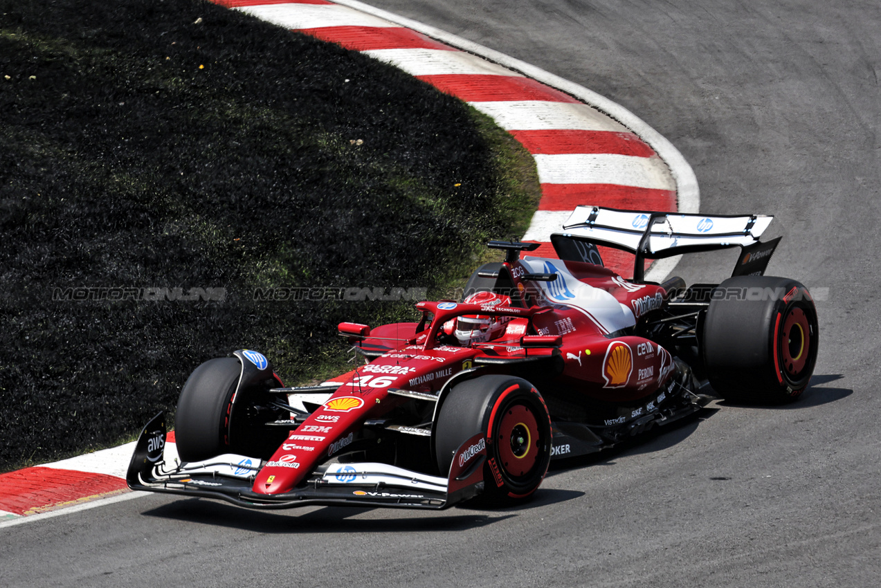 GP CANADA, Charles Leclerc (MON) Ferrari SF-25.

13.06.2025. Formula 1 World Championship, Rd 10, Canadian Grand Prix, Montreal, Canada, Practice Day.

- www.xpbimages.com, EMail: requests@xpbimages.com © Copyright: Bearne / XPB Images
