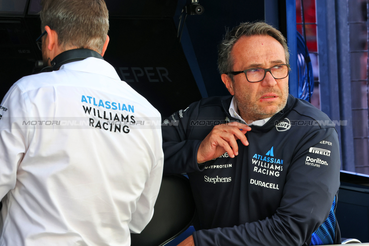 GP CANADA, Sven Smeets (GER) Atlassian Williams Racing Sporting Director.

13.06.2025. Formula 1 World Championship, Rd 10, Canadian Grand Prix, Montreal, Canada, Practice Day.

- www.xpbimages.com, EMail: requests@xpbimages.com © Copyright: Batchelor / XPB Images