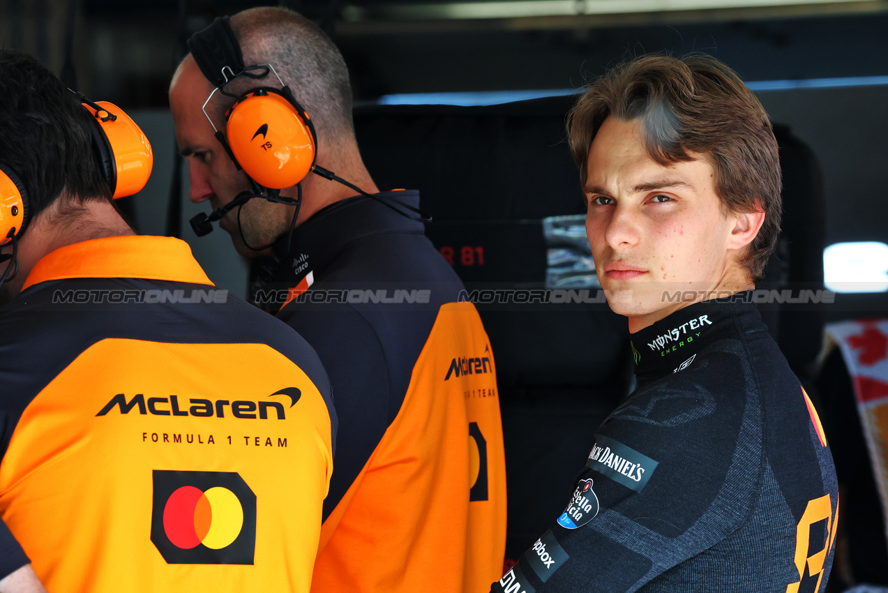 GP CANADA, Oscar Piastri (AUS) McLaren.

13.06.2025. Formula 1 World Championship, Rd 10, Canadian Grand Prix, Montreal, Canada, Practice Day.

- www.xpbimages.com, EMail: requests@xpbimages.com © Copyright: Batchelor / XPB Images