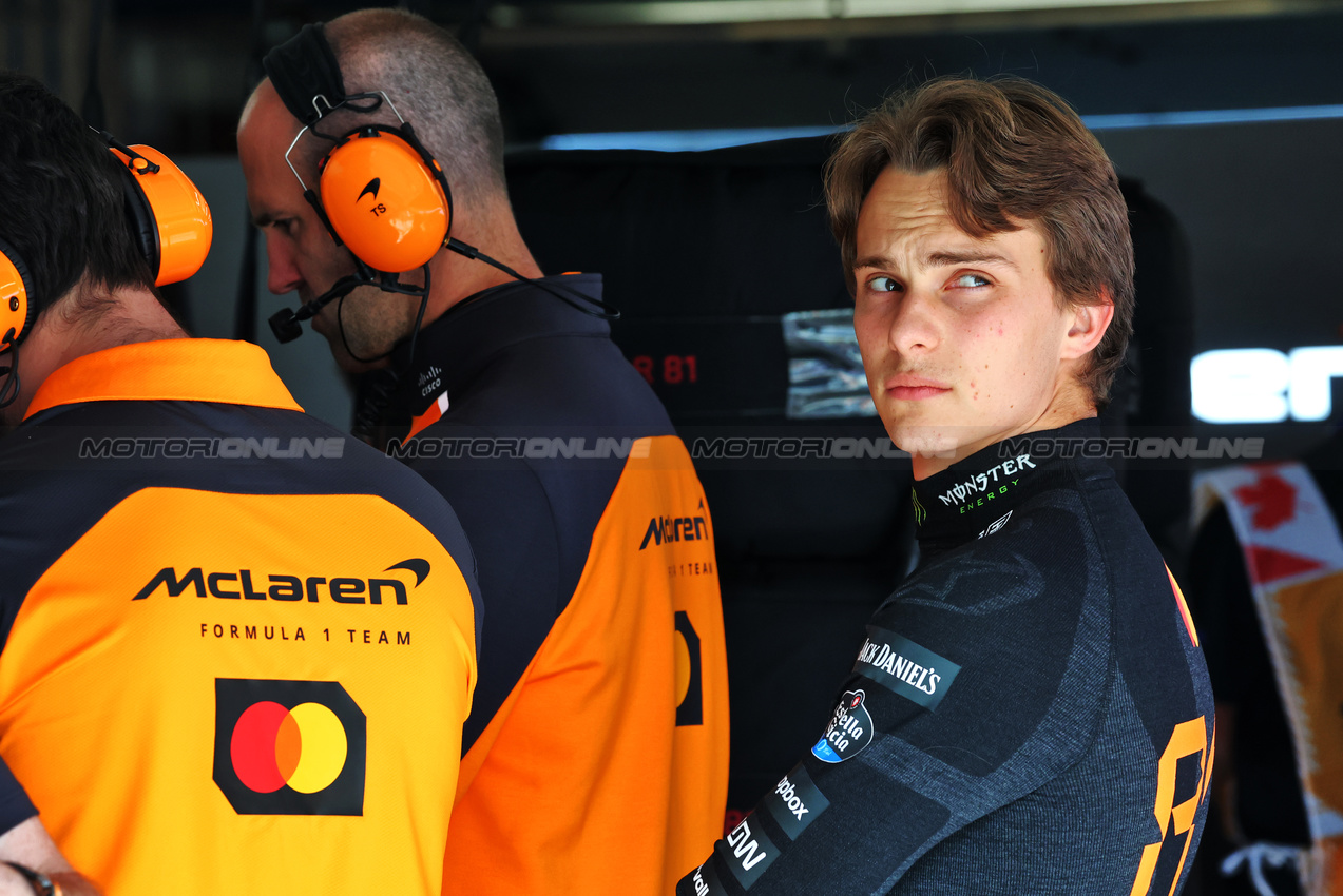 GP CANADA, Oscar Piastri (AUS) McLaren.

13.06.2025. Formula 1 World Championship, Rd 10, Canadian Grand Prix, Montreal, Canada, Practice Day.

- www.xpbimages.com, EMail: requests@xpbimages.com © Copyright: Batchelor / XPB Images