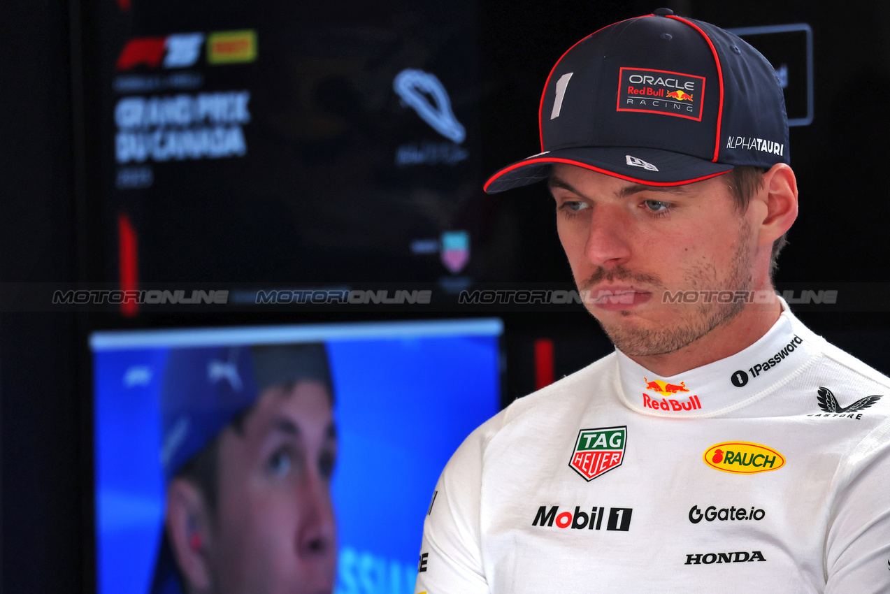 GP CANADA, Max Verstappen (NLD) Red Bull Racing.

13.06.2025. Formula 1 World Championship, Rd 10, Canadian Grand Prix, Montreal, Canada, Practice Day.

 - www.xpbimages.com, EMail: requests@xpbimages.com © Copyright: Rew / XPB Images