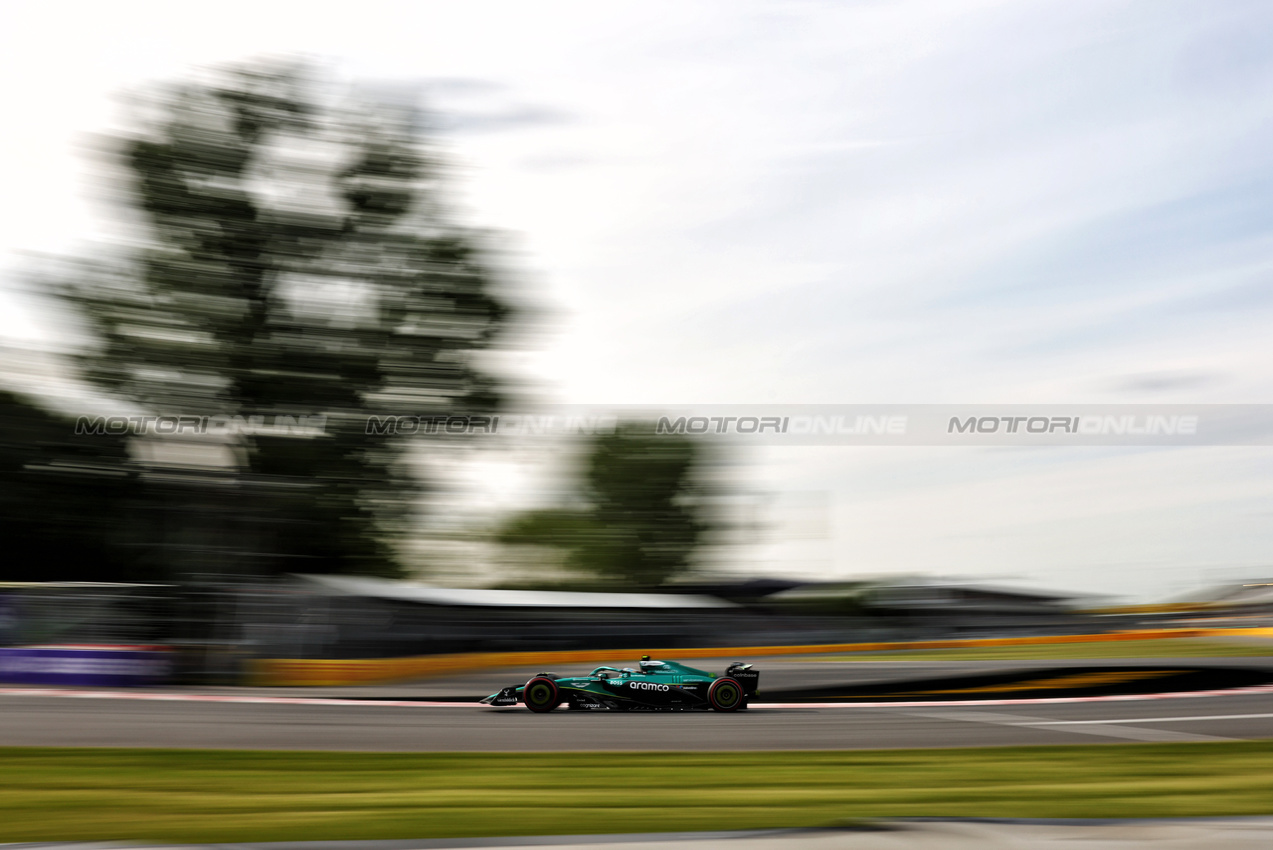 GP CANADA, Fernando Alonso (ESP) Aston Martin F1 Team AMR25.

13.06.2025. Formula 1 World Championship, Rd 10, Canadian Grand Prix, Montreal, Canada, Practice Day.

- www.xpbimages.com, EMail: requests@xpbimages.com © Copyright: Charniaux / XPB Images