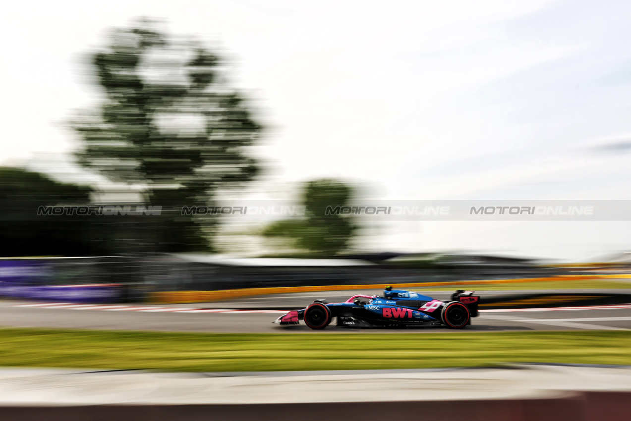 GP CANADA, Franco Colapinto (ARG) Alpine F1 Team A525.

13.06.2025. Formula 1 World Championship, Rd 10, Canadian Grand Prix, Montreal, Canada, Practice Day.

- www.xpbimages.com, EMail: requests@xpbimages.com © Copyright: Charniaux / XPB Images