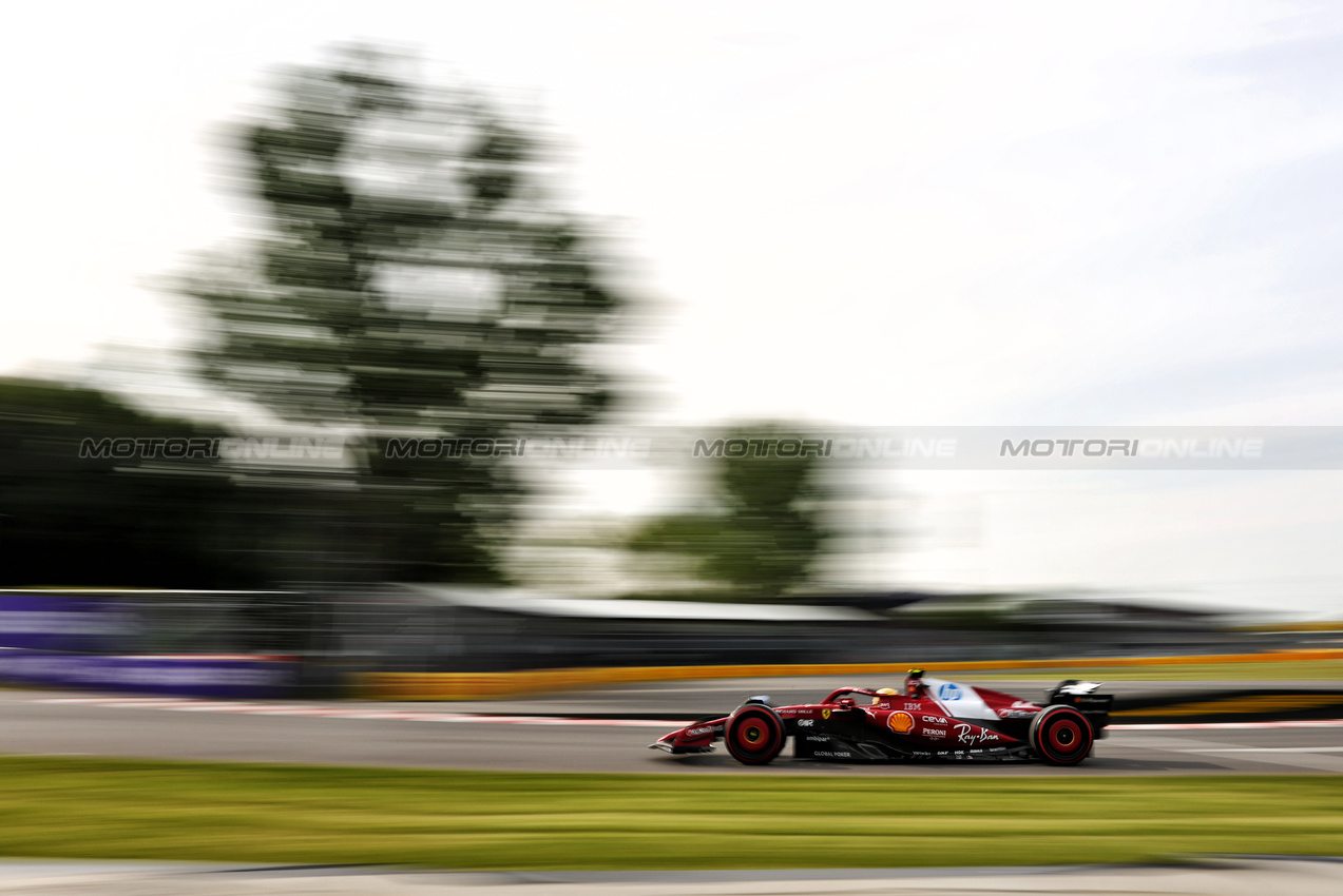 GP CANADA, Lewis Hamilton (GBR) Ferrari SF-25.

13.06.2025. Formula 1 World Championship, Rd 10, Canadian Grand Prix, Montreal, Canada, Practice Day.

- www.xpbimages.com, EMail: requests@xpbimages.com © Copyright: Charniaux / XPB Images