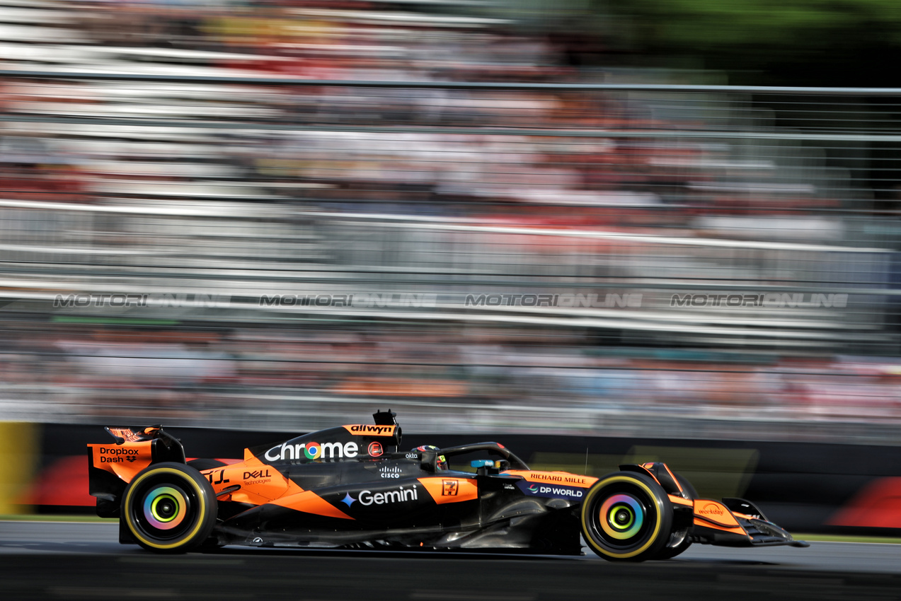 GP CANADA, Oscar Piastri (AUS) McLaren MCL39.

13.06.2025. Formula 1 World Championship, Rd 10, Canadian Grand Prix, Montreal, Canada, Practice Day.

- www.xpbimages.com, EMail: requests@xpbimages.com © Copyright: Bearne / XPB Images