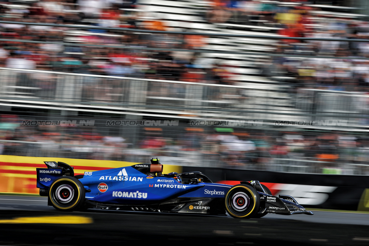 GP CANADA, Carlos Sainz (ESP) Atlassian Williams Racing FW47.

13.06.2025. Formula 1 World Championship, Rd 10, Canadian Grand Prix, Montreal, Canada, Practice Day.

- www.xpbimages.com, EMail: requests@xpbimages.com © Copyright: Bearne / XPB Images