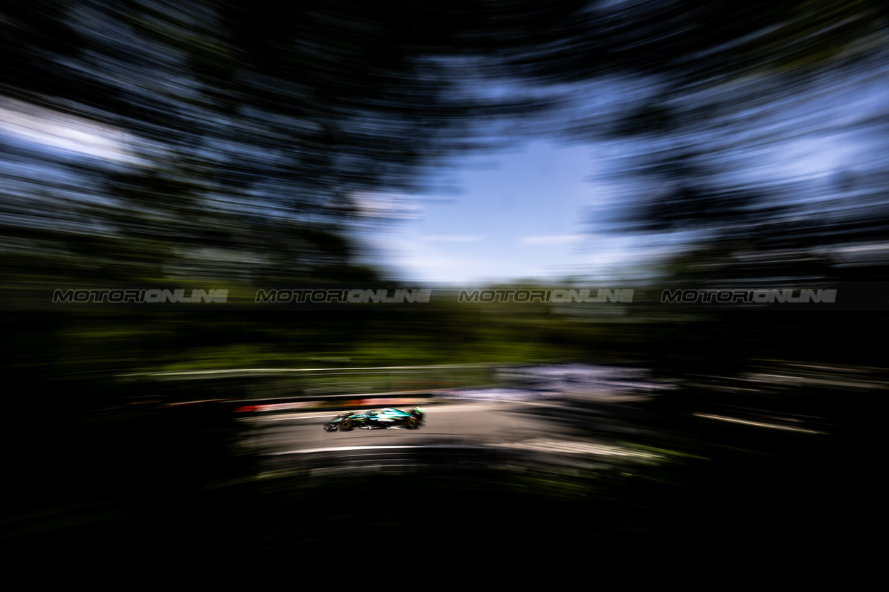 GP CANADA, Lance Stroll (CDN) Aston Martin F1 Team AMR25.

13.06.2025. Formula 1 World Championship, Rd 10, Canadian Grand Prix, Montreal, Canada, Practice Day.

- www.xpbimages.com, EMail: requests@xpbimages.com © Copyright: Bearne / XPB Images