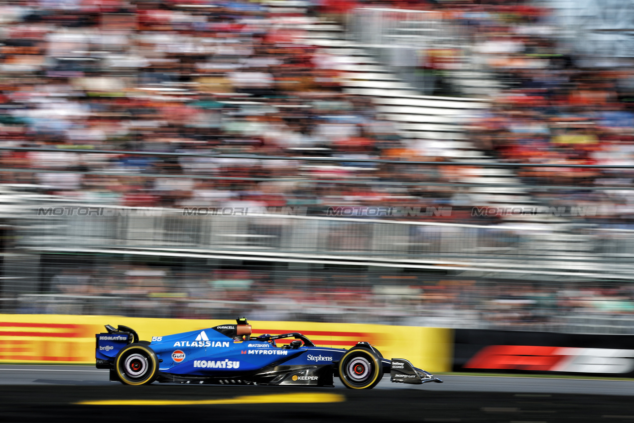 GP CANADA, Carlos Sainz (ESP) Atlassian Williams Racing FW47.

13.06.2025. Formula 1 World Championship, Rd 10, Canadian Grand Prix, Montreal, Canada, Practice Day.

- www.xpbimages.com, EMail: requests@xpbimages.com © Copyright: Bearne / XPB Images
