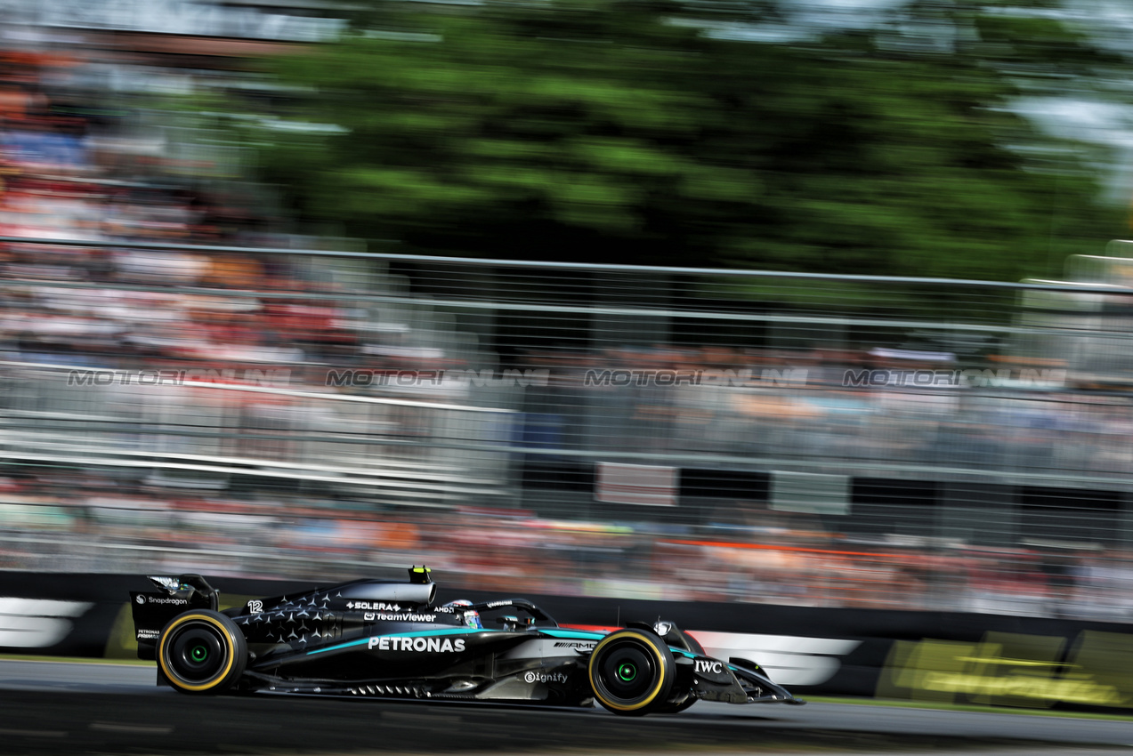 GP CANADA, Andrea Kimi Antonelli (ITA) Mercedes AMG F1 W16.

13.06.2025. Formula 1 World Championship, Rd 10, Canadian Grand Prix, Montreal, Canada, Practice Day.

- www.xpbimages.com, EMail: requests@xpbimages.com © Copyright: Bearne / XPB Images