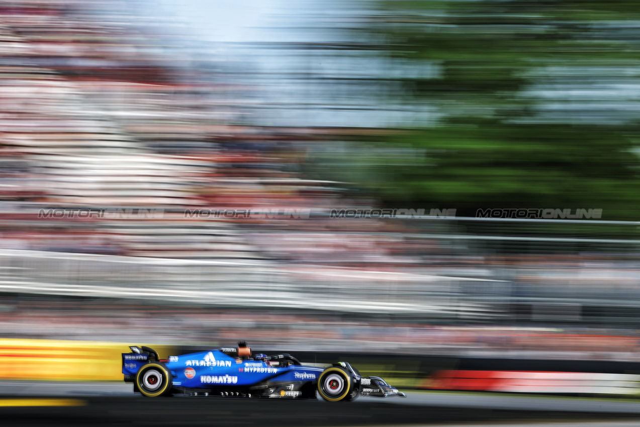 GP CANADA, Alexander Albon (THA) Atlassian Williams Racing FW47.

13.06.2025. Formula 1 World Championship, Rd 10, Canadian Grand Prix, Montreal, Canada, Practice Day.

- www.xpbimages.com, EMail: requests@xpbimages.com © Copyright: Bearne / XPB Images