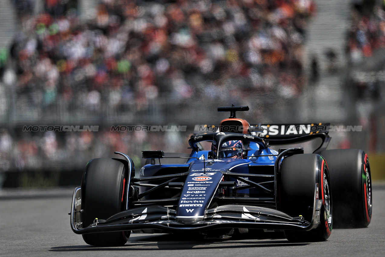 GP CANADA, Alexander Albon (THA) Atlassian Williams Racing FW47.

13.06.2025. Formula 1 World Championship, Rd 10, Canadian Grand Prix, Montreal, Canada, Practice Day.

- www.xpbimages.com, EMail: requests@xpbimages.com © Copyright: Charniaux / XPB Images