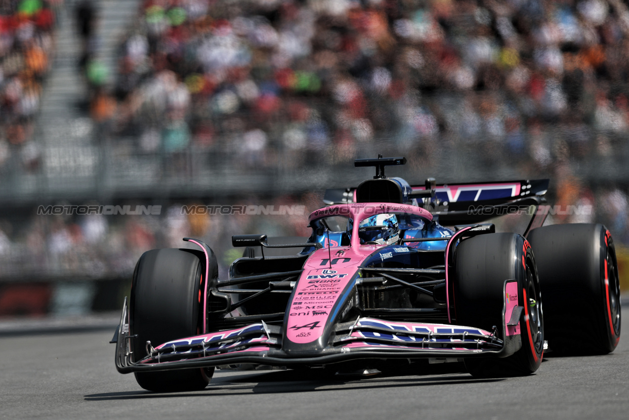 GP CANADA, Pierre Gasly (FRA) Alpine F1 Team A525.

13.06.2025. Formula 1 World Championship, Rd 10, Canadian Grand Prix, Montreal, Canada, Practice Day.

- www.xpbimages.com, EMail: requests@xpbimages.com © Copyright: Charniaux / XPB Images