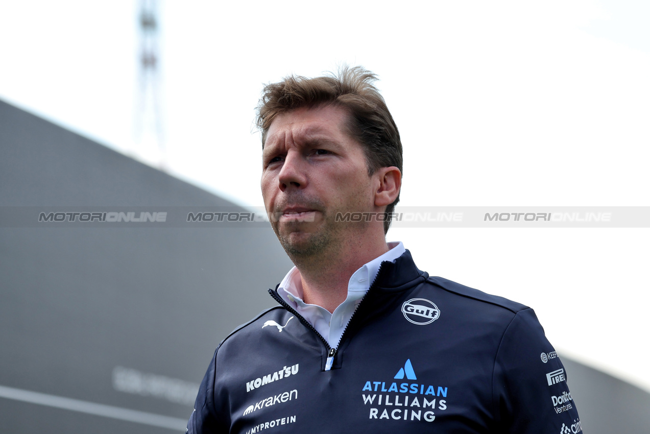 GP CANADA, James Vowles (GBR) Atlassian Williams Racing Team Principal.

13.06.2025. Formula 1 World Championship, Rd 10, Canadian Grand Prix, Montreal, Canada, Practice Day.

 - www.xpbimages.com, EMail: requests@xpbimages.com © Copyright: Rew / XPB Images
