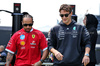 GP CANADA, (L to R): Lewis Hamilton (GBR) Ferrari with George Russell (GBR) Mercedes AMG F1.

13.06.2025. Formula 1 World Championship, Rd 10, Canadian Grand Prix, Montreal, Canada, Practice Day.

 - www.xpbimages.com, EMail: requests@xpbimages.com © Copyright: Rew / XPB Images