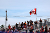 GP CANADA, Circuit Atmosfera - fans in the grandstand e a Canadian flag supporting Lance Stroll (CDN) Aston Martin F1 Team.

13.06.2025. Formula 1 World Championship, Rd 10, Canadian Grand Prix, Montreal, Canada, Practice Day.

 - www.xpbimages.com, EMail: requests@xpbimages.com © Copyright: Rew / XPB Images