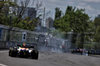 GP CANADA, Liam Lawson (NZL) Racing Bulls VCARB 02 as Charles Leclerc (MON) Ferrari SF-25 locks up under braking e crashes in the first practice session.

13.06.2025. Formula 1 World Championship, Rd 10, Canadian Grand Prix, Montreal, Canada, Practice Day.

- www.xpbimages.com, EMail: requests@xpbimages.com © Copyright: Charniaux / XPB Images