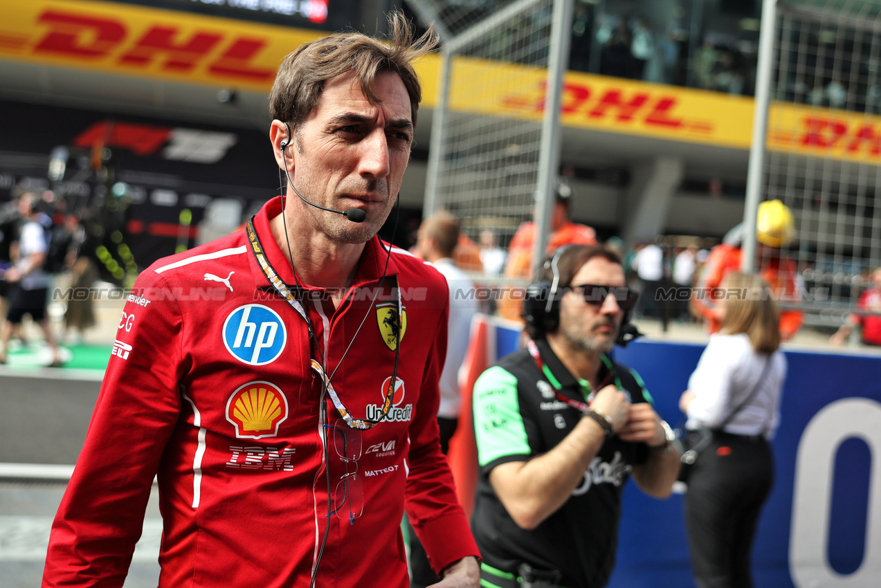 GP CINA, Matteo Togninalli (ITA) Ferrari Head of Track Engineering.

23.03.2025. Formula 1 World Championship, Rd 2, Chinese Grand Prix, Shanghai, China, Gara Day.

- www.xpbimages.com, EMail: requests@xpbimages.com © Copyright: Bearne / XPB Images