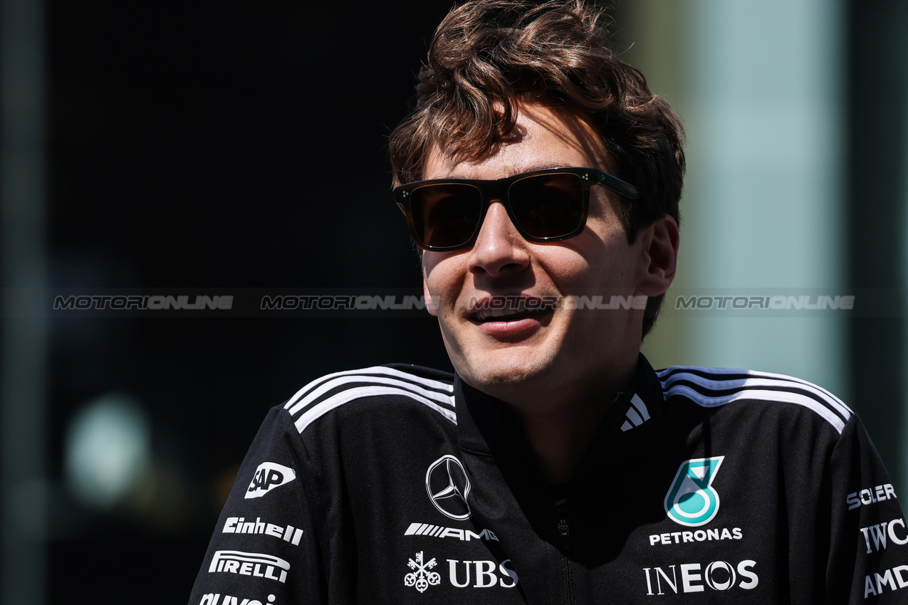 GP CINA, George Russell (GBR), Mercedes AMG F1 
23.03.2025. Formula 1 World Championship, Rd 2, Chinese Grand Prix, Shanghai, China, Gara Day.
- www.xpbimages.com, EMail: requests@xpbimages.com © Copyright: Charniaux / XPB Images