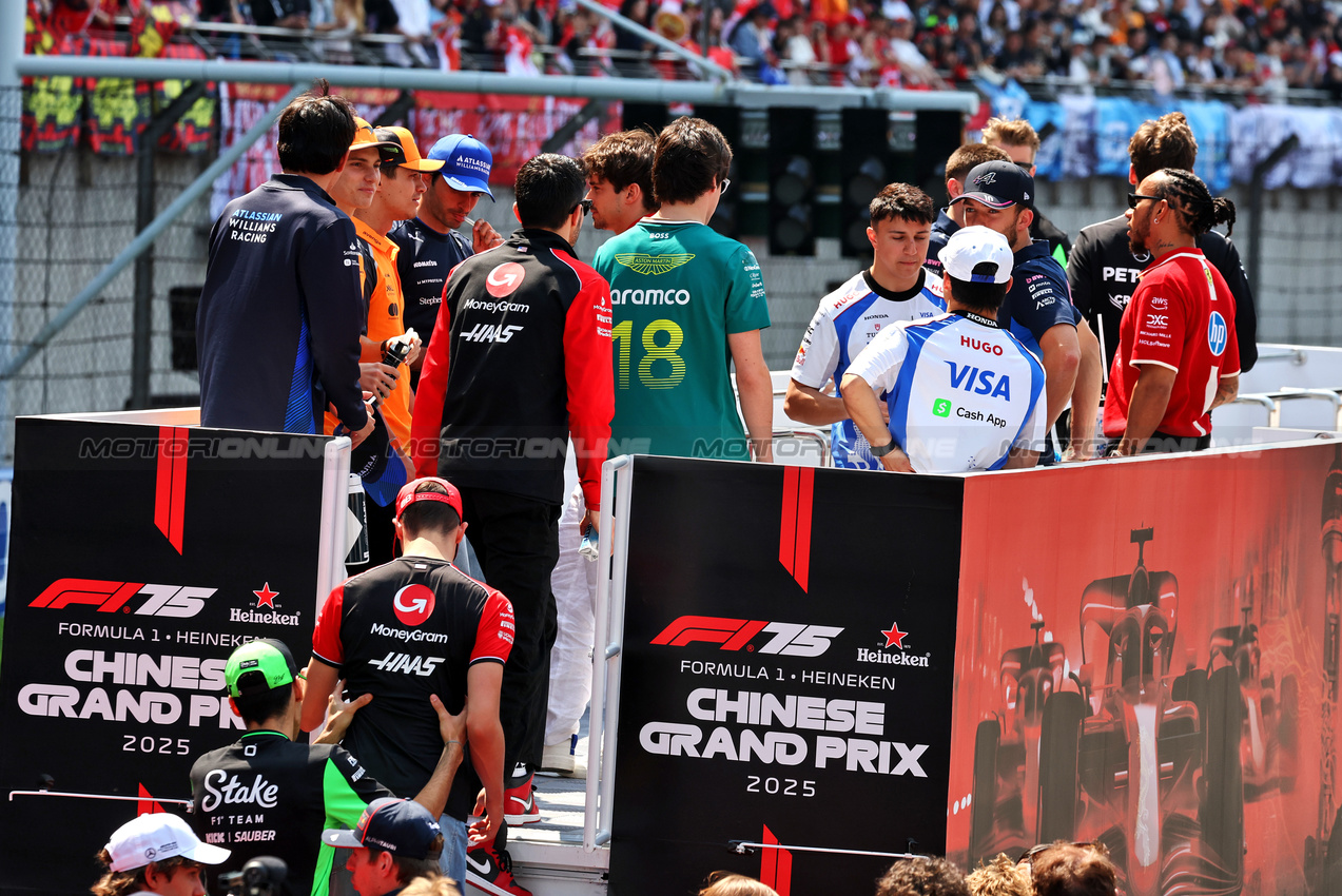 GP CINA, Drivers' Parade.

23.03.2025. Formula 1 World Championship, Rd 2, Chinese Grand Prix, Shanghai, China, Gara Day.

- www.xpbimages.com, EMail: requests@xpbimages.com © Copyright: Moy / XPB Images