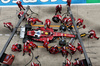 GP CINA, Lewis Hamilton (GBR) Ferrari SF-25 makes a pit stop.

23.03.2025. Formula 1 World Championship, Rd 2, Chinese Grand Prix, Shanghai, China, Gara Day.

- www.xpbimages.com, EMail: requests@xpbimages.com © Copyright: Bearne / XPB Images