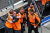 GP CINA, McLaren celebrate a 1-2 finish at the end of the race.

23.03.2025. Formula 1 World Championship, Rd 2, Chinese Grand Prix, Shanghai, China, Gara Day.

- www.xpbimages.com, EMail: requests@xpbimages.com © Copyright: Bearne / XPB Images