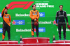 GP CINA, Lando Norris (GBR), McLaren F1 Team, Oscar Piastri (AUS), McLaren e George Russell (GBR), Mercedes AMG F1 
23.03.2025. Formula 1 World Championship, Rd 2, Chinese Grand Prix, Shanghai, China, Gara Day.
- www.xpbimages.com, EMail: requests@xpbimages.com © Copyright: Charniaux / XPB Images
