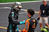 GP CINA, (L to R): George Russell (GBR) Mercedes AMG F1 celebrates his third position in parc ferme with second placed Lando Norris (GBR) McLaren.

23.03.2025. Formula 1 World Championship, Rd 2, Chinese Grand Prix, Shanghai, China, Gara Day.

- www.xpbimages.com, EMail: requests@xpbimages.com © Copyright: Moy / XPB Images
