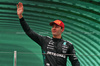 GP CINA, George Russell (GBR) Mercedes AMG F1 celebrates his third position on the podium.

23.03.2025. Formula 1 World Championship, Rd 2, Chinese Grand Prix, Shanghai, China, Gara Day.

- www.xpbimages.com, EMail: requests@xpbimages.com © Copyright: Moy / XPB Images