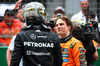 GP CINA, (L to R): Third placed George Russell (GBR) Mercedes AMG F1 with vincitore Oscar Piastri (AUS) McLaren in parc ferme.

23.03.2025. Formula 1 World Championship, Rd 2, Chinese Grand Prix, Shanghai, China, Gara Day.

- www.xpbimages.com, EMail: requests@xpbimages.com © Copyright: Batchelor / XPB Images