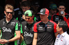 GP CINA, (L to R): Nico Hulkenberg (GER) Sauber; Gabriel Bortoleto (BRA) Sauber; Oliver Bearman (GBR) Haas F1 Team; e Ayao Komatsu (JPN) Haas F1 Team Principal.

23.03.2025. Formula 1 World Championship, Rd 2, Chinese Grand Prix, Shanghai, China, Gara Day.

- www.xpbimages.com, EMail: requests@xpbimages.com © Copyright: Moy / XPB Images