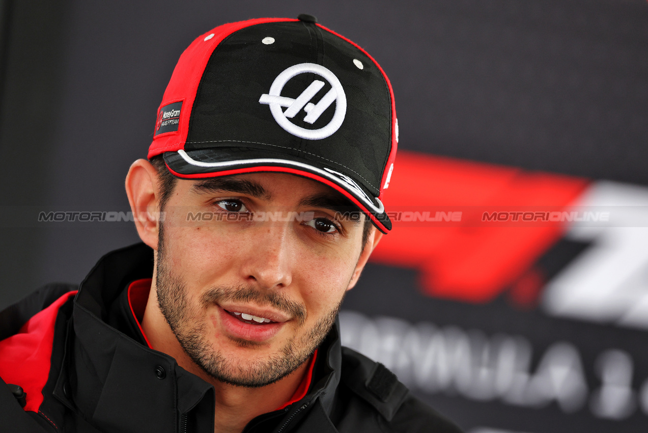 GP CINA, Esteban Ocon (FRA) Haas F1 Team.

20.03.2025. Formula 1 World Championship, Rd 2, Chinese Grand Prix, Shanghai, China, Preparation Day.

- www.xpbimages.com, EMail: requests@xpbimages.com © Copyright: Moy / XPB Images