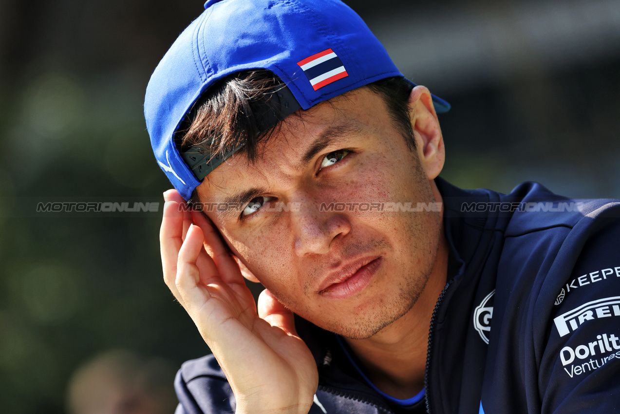GP CINA, Alexander Albon (THA) Atlassian Williams Racing.

20.03.2025. Formula 1 World Championship, Rd 2, Chinese Grand Prix, Shanghai, China, Preparation Day.

- www.xpbimages.com, EMail: requests@xpbimages.com © Copyright: Bearne / XPB Images