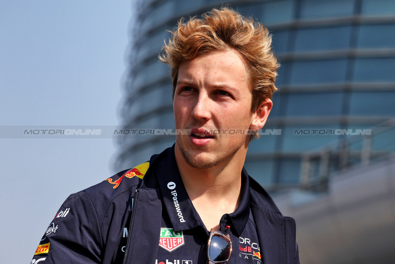 GP CINA, Liam Lawson (NZL) Red Bull Racing.

20.03.2025. Formula 1 World Championship, Rd 2, Chinese Grand Prix, Shanghai, China, Preparation Day.

- www.xpbimages.com, EMail: requests@xpbimages.com © Copyright: Moy / XPB Images