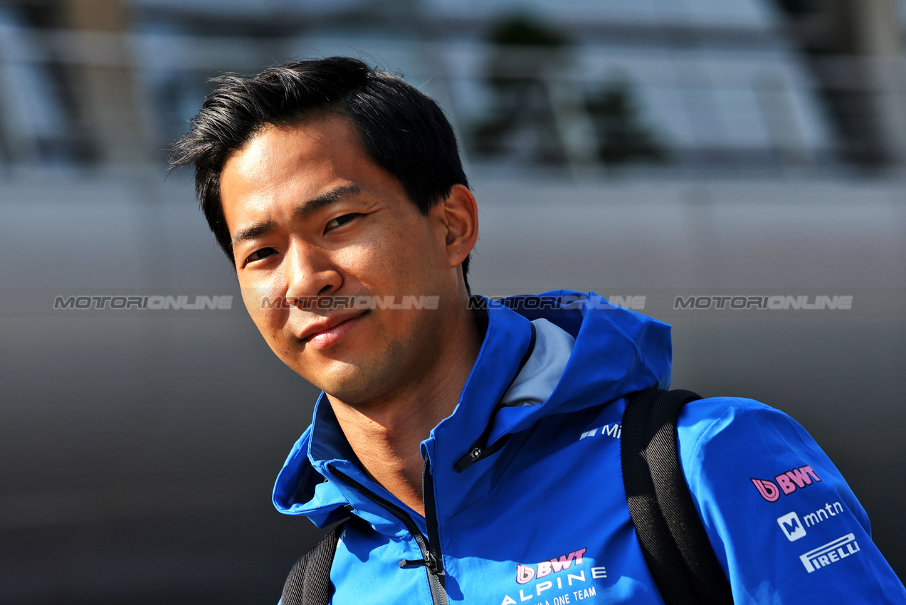 GP CINA, Ryo Hirakawa (JPN) Alpine F1 Team Reserve Driver.

20.03.2025. Formula 1 World Championship, Rd 2, Chinese Grand Prix, Shanghai, China, Preparation Day.

- www.xpbimages.com, EMail: requests@xpbimages.com © Copyright: Bearne / XPB Images