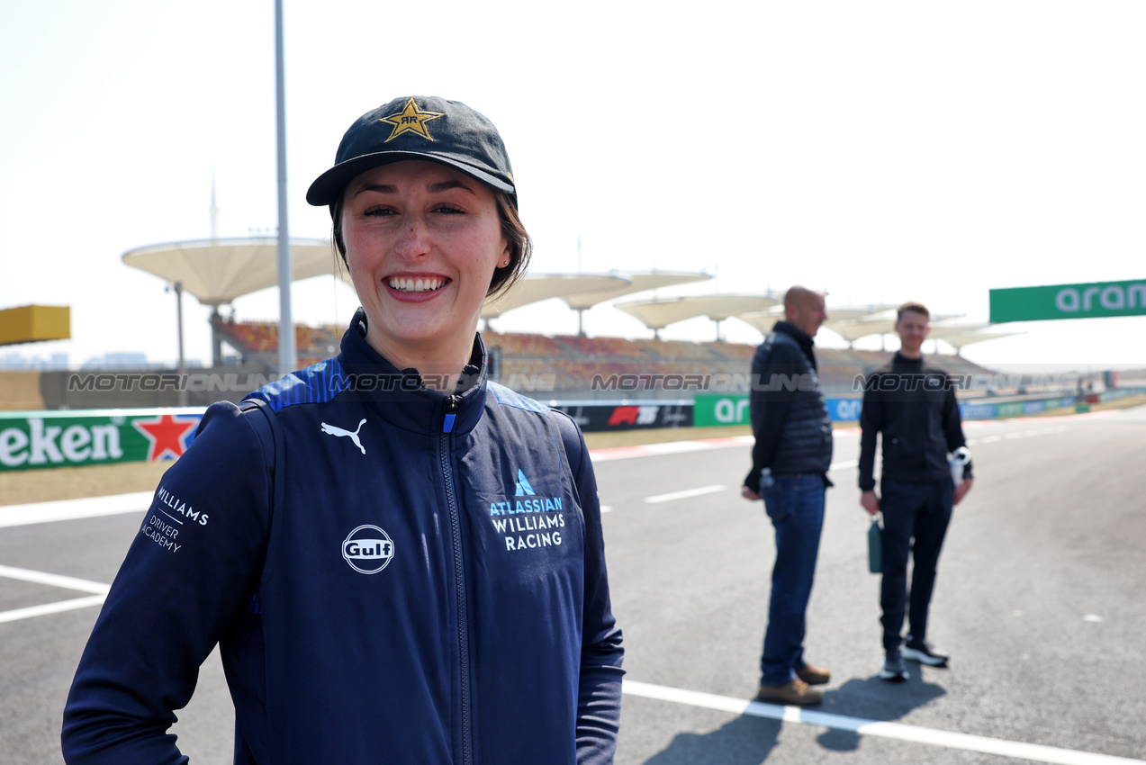 GP CINA, Lia Block (USA) ART walks the circuit.

20.03.2025. FIA Formula Academy, Rd 1, Shanghai, China, Giovedi'.

- www.xpbimages.com, EMail: requests@xpbimages.com Copyright: XPB Images