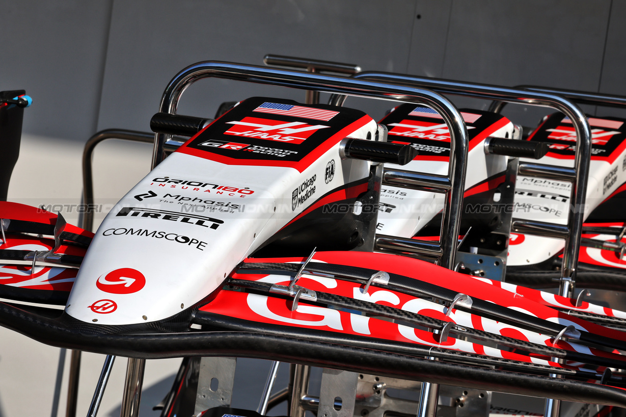 GP CINA, Haas VF-25 nosecones.

20.03.2025. Formula 1 World Championship, Rd 2, Chinese Grand Prix, Shanghai, China, Preparation Day.

- www.xpbimages.com, EMail: requests@xpbimages.com © Copyright: Moy / XPB Images