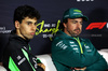 GP CINA, (L to R): Gabriel Bortoleto (BRA) Sauber e Fernando Alonso (ESP) Aston Martin F1 Team in the FIA Press Conference.

20.03.2025. Formula 1 World Championship, Rd 2, Chinese Grand Prix, Shanghai, China, Preparation Day.

- www.xpbimages.com, EMail: requests@xpbimages.com © Copyright: Moy / XPB Images